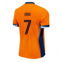 Camisa de time de futebol Holanda Xavi Simons #7 Replicas 1º Equipamento Europeu 2024 Manga Curta